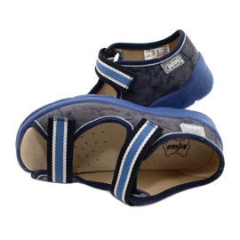 Befado Kinderschuhe 869X159 marineblau blau grau 7