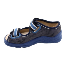 Befado Kinderschuhe 869X159 navy blau blau grau 3