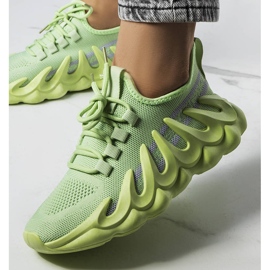 Grüne Sneaker auf modischer Beth-Sohle 1