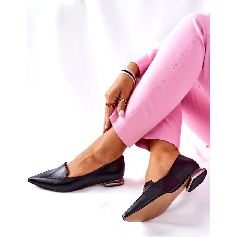 Damen Brogues Laura Messi Schwarz 2074 4