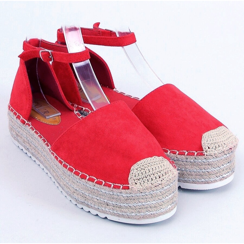 Espadrilles, Sandalen rot 2138 Rot 1