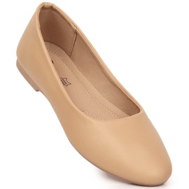 Beige eVento 1029 Ballerinas für Damen 1
