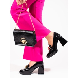 Pumpen auf einem stabilen Pfosten Vinceza schwarz 2