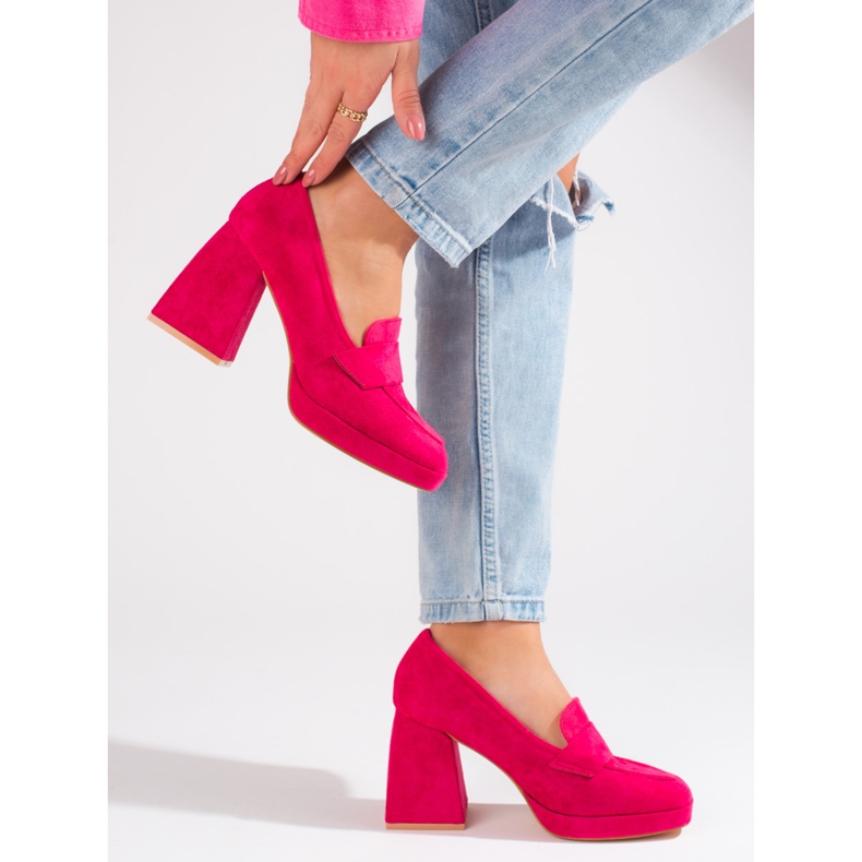 Vinceza Pinkfarbene Pumps mit hohem Absatz von Vincez rosa 2