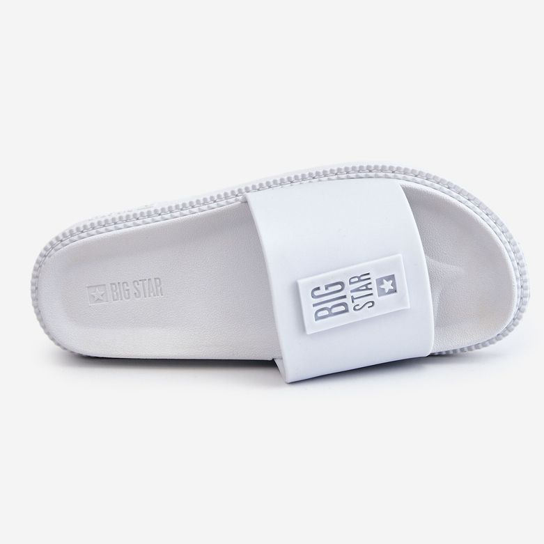 Damen Big Star Hausschuhe LL274428 Weiß 1
