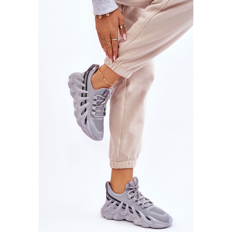 PG1 Damenmode Socken Sneakers Grau Daxo 2