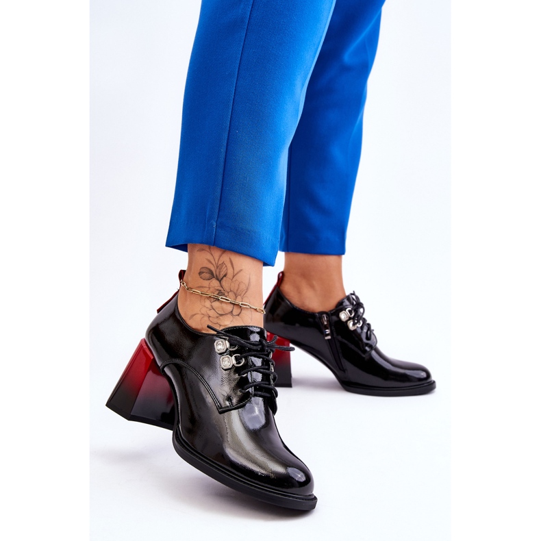 S.Barski Modische schwarze High Heels Darren 2