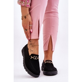 Damen-Sneaker zum Hineinschlüpfen mit Verzierungen Schwarz Alena 1