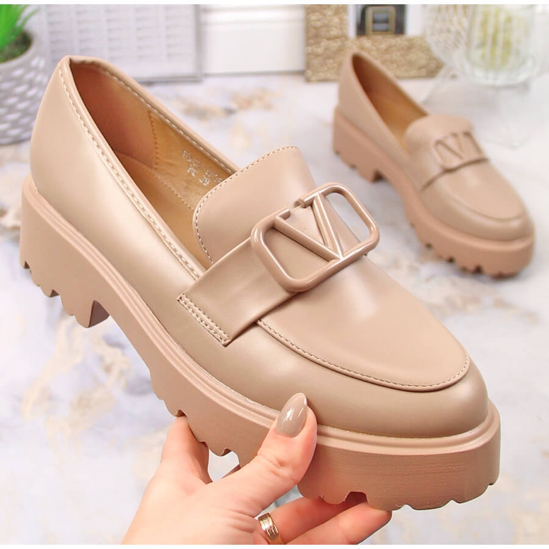 Vinceza 16380 beige Damen High Heels und Plateauschuhe 1