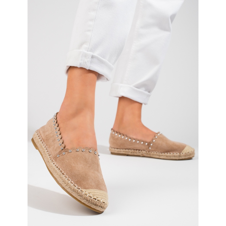 Beige Espadrilles von Vinceza für Damen 1