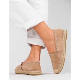 Beige Espadrilles von Vinceza für Damen 2