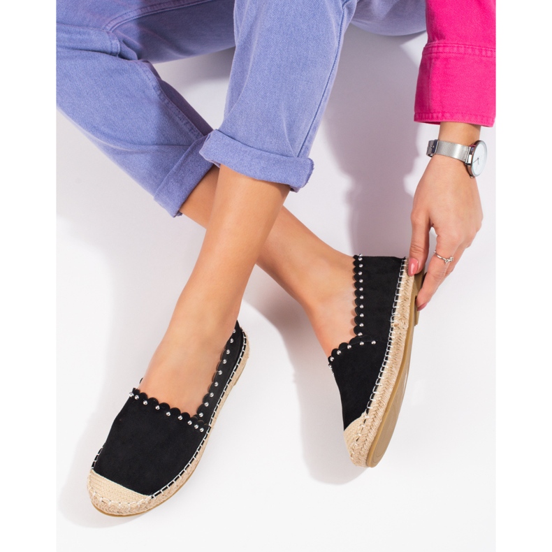 Schwarze Espadrilles von Vinceza für Damen 2