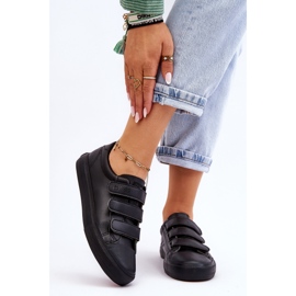 Klassische Turnschuhe mit Klettverschluss Big Star LL274A206 Schwarz 1