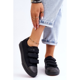 Klassischer Textil-Sneaker mit Klettverschluss Big Star LL274A204 Schwarz 1