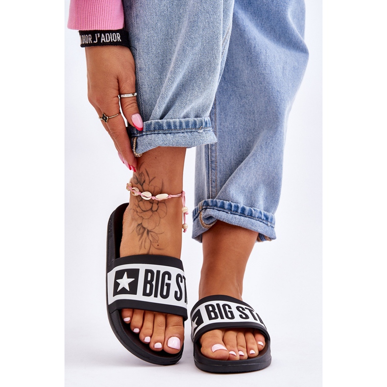 Damen Big Star Classic Hausschuhe LL274739 Schwarz 1