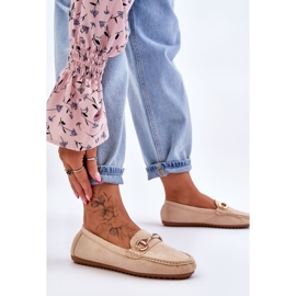 FC3 Klassische Wildleder-Loafer mit beigefarbenen Arla-Verzierungen 2