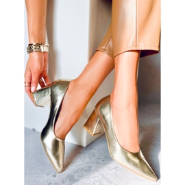 PA1 Althea Gold Pumps mit hohem Absatz golden 2