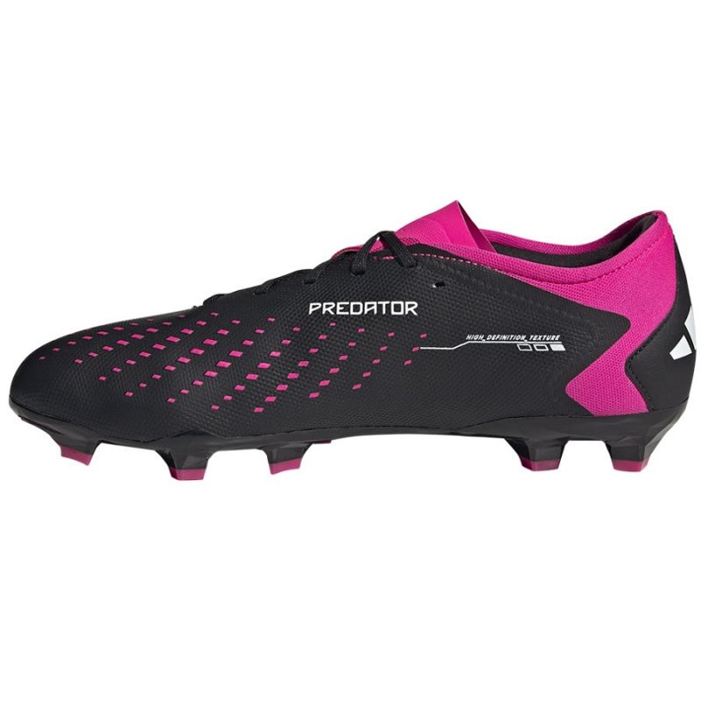 Adidas Predator Accuracy.3 L Fg M GW4602 Fußballschuhe schwarz schwarz 1