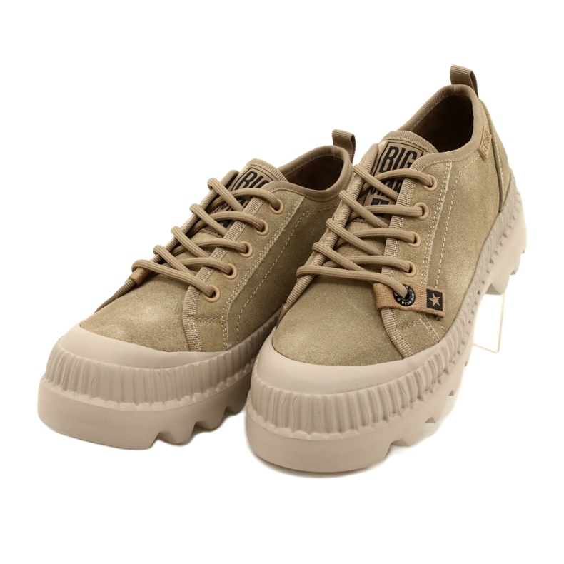 Wildleder Sportschuhe Big Star KK274511 Beige 7