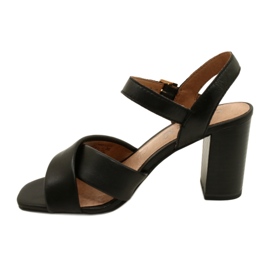 Caprice Sandalen Damen 9-28302-20 040 Schwarz Softnap 2