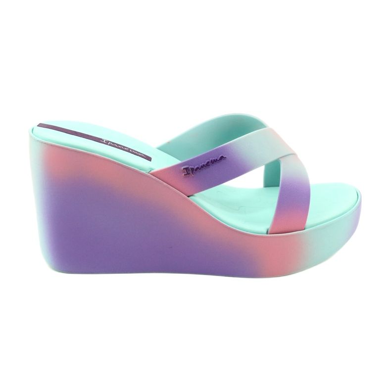 Keilsandalen Ipanema 83423 Colore Fem AI963 Grün/Lila rosa 5