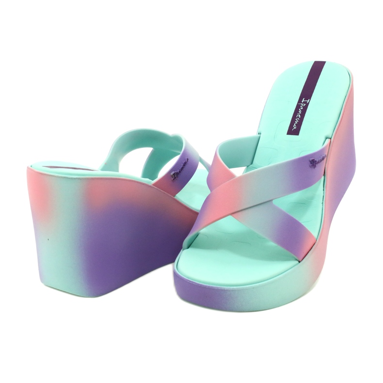 Keilsandalen Ipanema 83423 Colore Fem AI963 Grün/Lila rosa 3