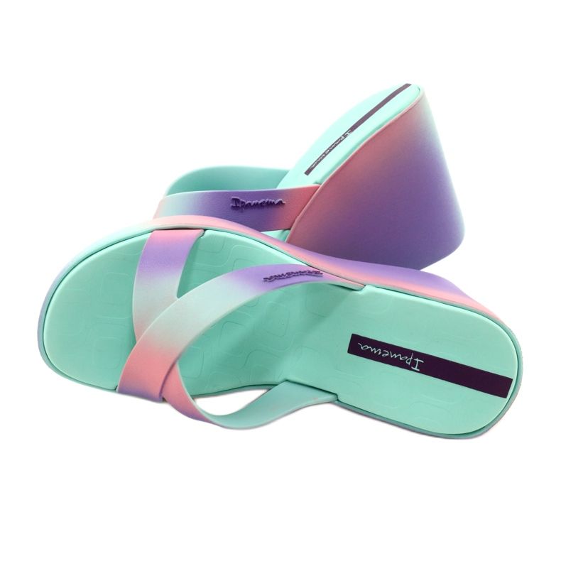 Keilsandalen Ipanema 83423 Colore Fem AI963 Grün/Lila rosa 4