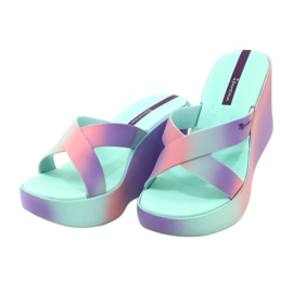 Keilsandalen Ipanema 83423 Colore Fem AI963 Grün/Lila rosa 2