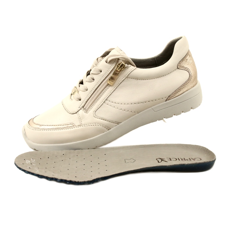 CAPRICE 9-23765-20 165 beige Sportschuhe Sneakers 6