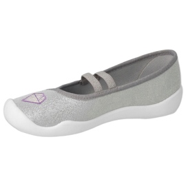 Befado Kinderschuhe 116Y314 lila silber 3