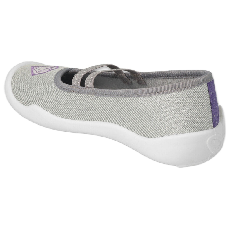 Befado Kinderschuhe 116Y314 lila silber 4