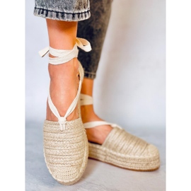 Damensandalen Espadrilles Seila Beige 2