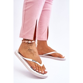 Bequeme Big Star Flip Flops LL274795 Weiß 2