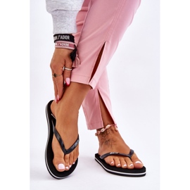 Leichte Damen-Flip-Flops Big Star LL274761 Schwarz 2