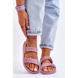 Leichte Damensandalen Big Star LL274744 Lila 1