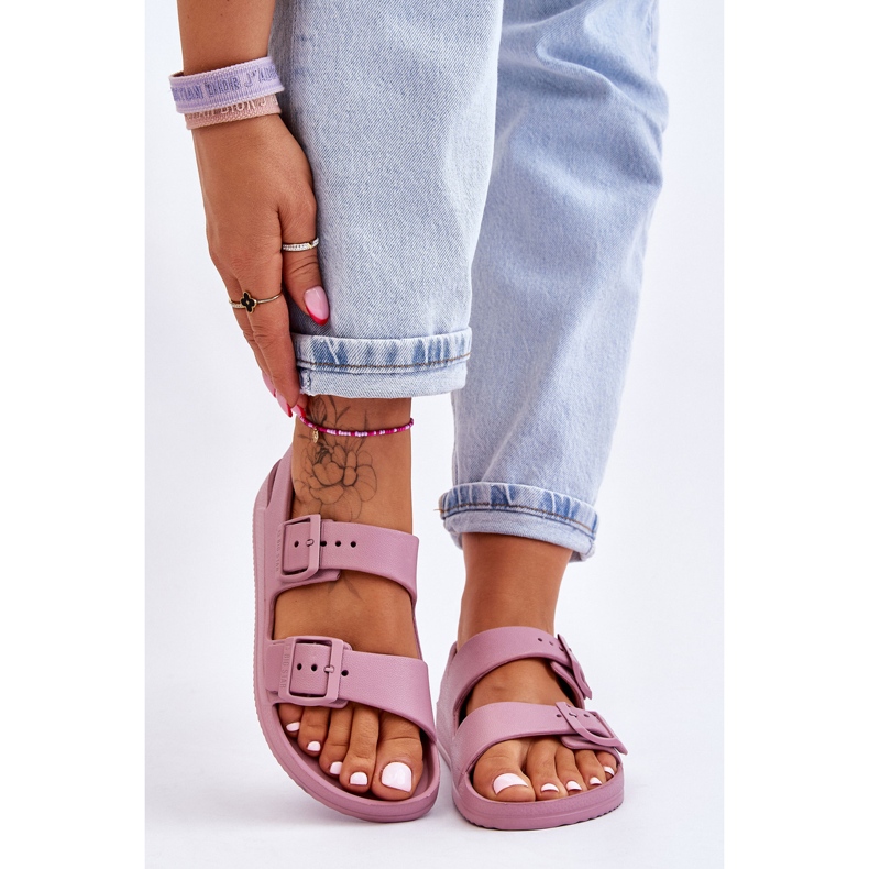 Leichte Damensandalen Big Star LL274744 Lila 1