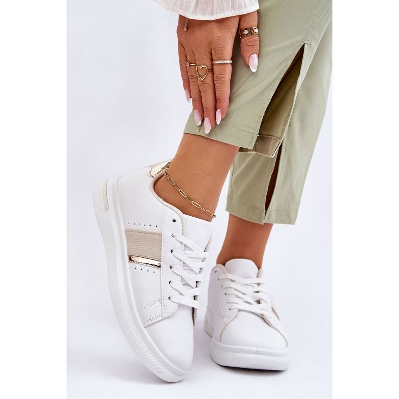 PG1 Damen-Plateau-Sportschuhe Weiß Soris 1