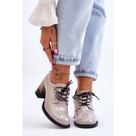 S.Barski Modische High Heels Hellgrau Darren 1