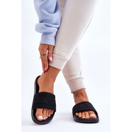 Modische Big Star Damen Hausschuhe LL274A158 Schwarz 2