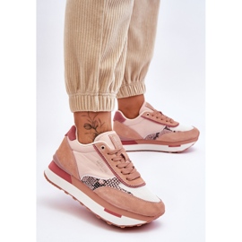 Modischer Sneaker Memory Foam System Big Star LL274366 Pink rosa 2