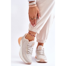 Komfortables Memory Foam System Big Star Sportschuhe LL274336 Beige 2