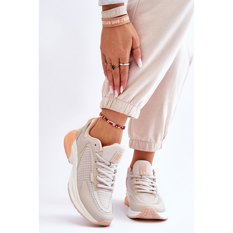 Komfortables Memory Foam System Big Star Sportschuhe LL274336 Beige 2