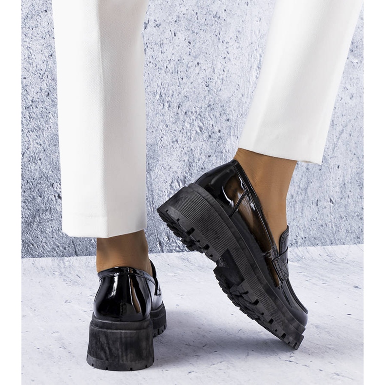 Seastar Schwarz lackierte Pumps von Phaneuf 1