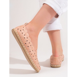 W. Potocki Damen durchbrochene Ballerinas Potocki beige 2