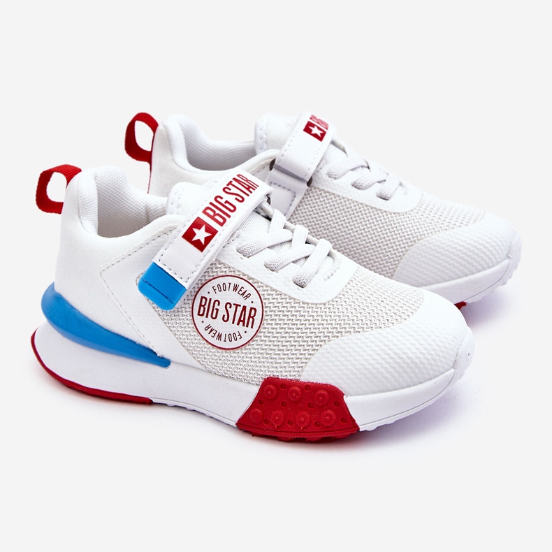Low Kinder Sportschuhe Memory Foam System Big Star LL374213 Weiß 1