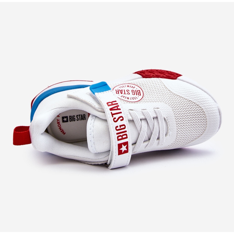 Low Kinder Sportschuhe Memory Foam System Big Star LL374213 Weiß 2