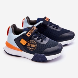 Low Kinder Sportschuhe Memory Foam System Big Star LL374215 Marineblau 1