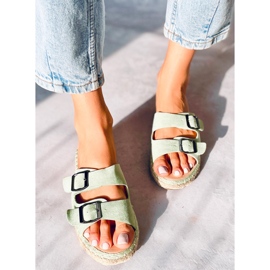 BM Maina Grüne Espadrilles 1