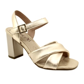 Caprice Damen Sandalen 9-28302-20 969 Gold Metallic golden 1