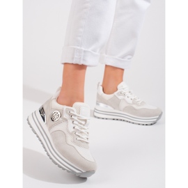 W. Potocki Damen-Schnürsneaker Potocki weiß 1